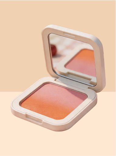 Sunset Glow Dual-Tone Blush Compact — Gradient Pigment, Silky Texture & Natural Radiance