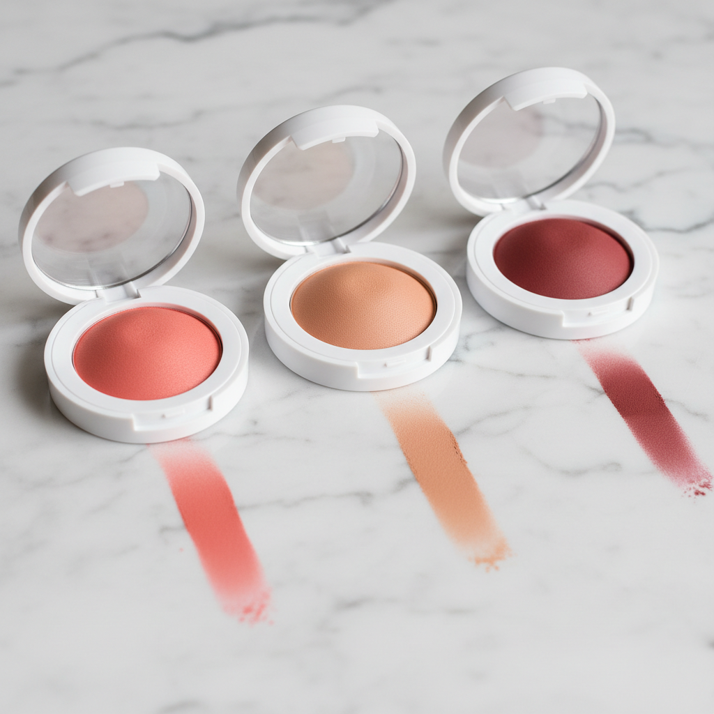 Velvet Flush Cream Blush - Three Shade Color Comparison