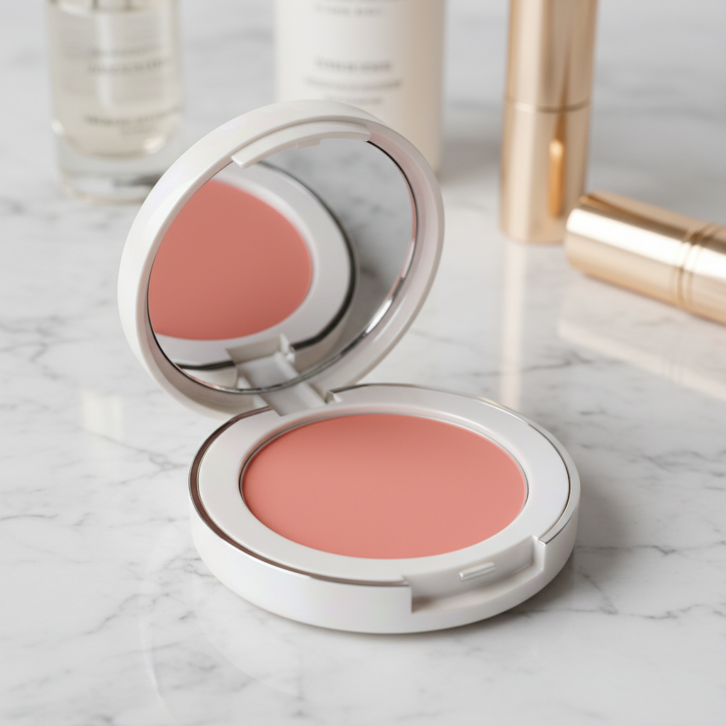 Velvet Flush Cream Blush Compact - 45 Degree Angle View