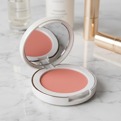 Velvet Flush Cream Blush Compact - 45 Degree Angle View