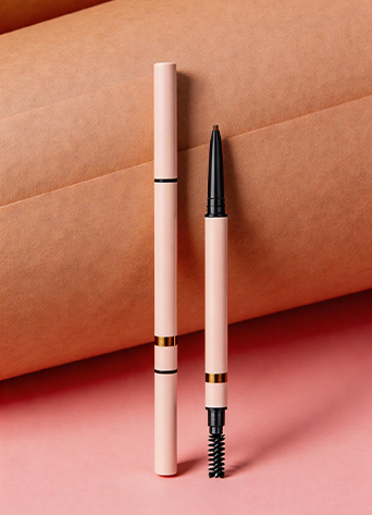 Micro-Precision Retractable Eyebrow Pencil with Spoolie Brush